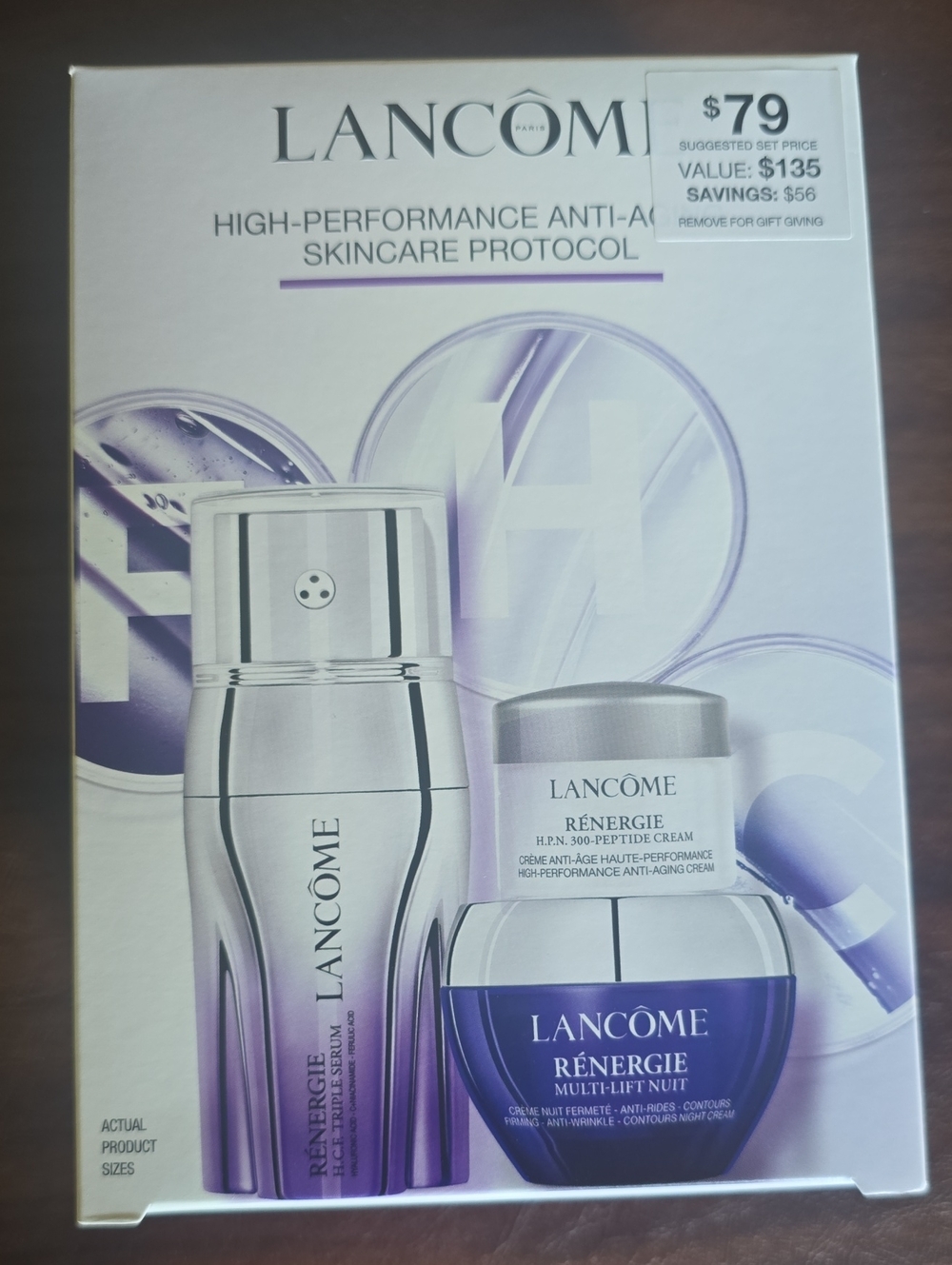Rénergie Skincare Set - Purple
